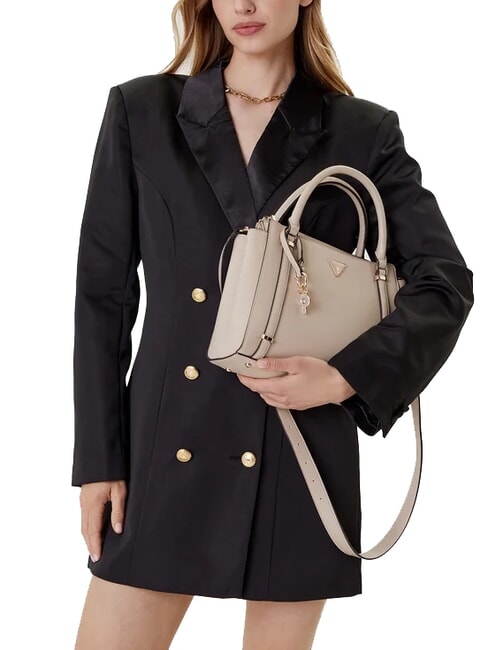 DARYNA Handtasche mit Schulterriemen Taupe - Damentaschen