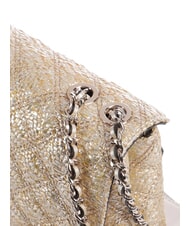 GUESS GIULLY 2 Gewebte Schultertasche, Umh&auml;ngetasche Gold - Damentaschen - 3