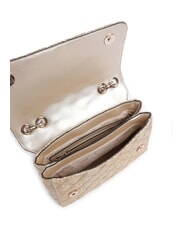 GUESS GIULLY 2 Gewebte Schultertasche, Umh&auml;ngetasche Gold - Damentaschen - 4