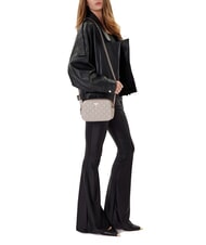 GUESS GIULLY 2 Gesteppte Schulterkameratasche Taupe - Damentaschen - 5