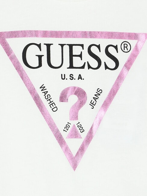 KIDS T-Shirt mit Dreieck-Logo echtes Wei&szlig; A000 - Kinder-T-Shirt