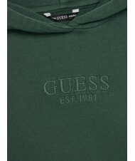 GUESS KIDS Kinder-Sweatshirt mit Kapuze und Tasche Retro-Gr&uuml;n - Sweatshirts Kinder - 3