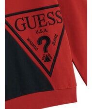 GUESS LS ACTIVE Kinder-Sweatshirt mit Rundhalsausschnitt scharfes Rot - Sweatshirts Kinder - 3