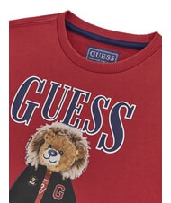 GUESS KIDS Baby-Sweatshirt mit Rundhalsausschnitt und Teddyb&auml;r-Print Chili rot - Sweatshirts Kinder - 3