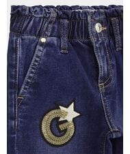 GUESS KIDS MINI ME M&auml;dchenjeans mit Strassapplikationen gl&auml;nzende Buchstaben Baby w - Kinderhosen - 3