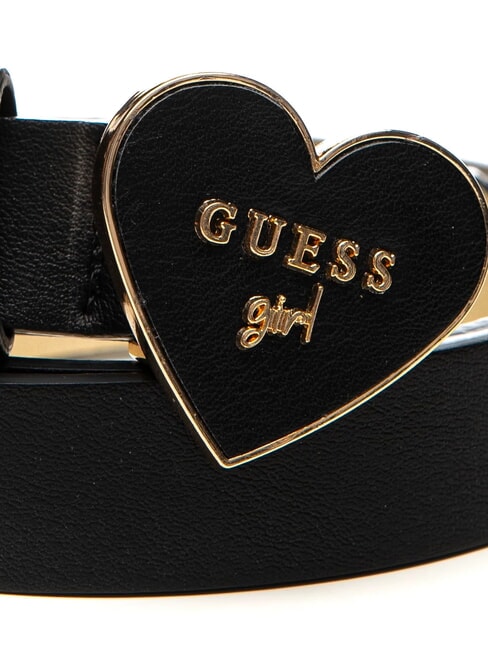 KIDS MINI ME M&auml;dcheng&uuml;rtel mit Herzschnalle jetbla - Kinderg&uuml;rtel