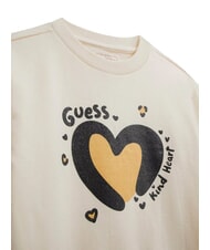 GUESS KIDS MINI ME M&auml;dchen-Trainingsanzug-Set mit Sweatshirt und Hose cremwhi - Trainingsanz&uuml;ge f&uuml;r Kinder - 3