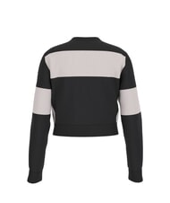 GUESS KIDS Gestreiftes Sweatshirt mit Rundhalsausschnitt und Logo - Sweatshirts Kinder