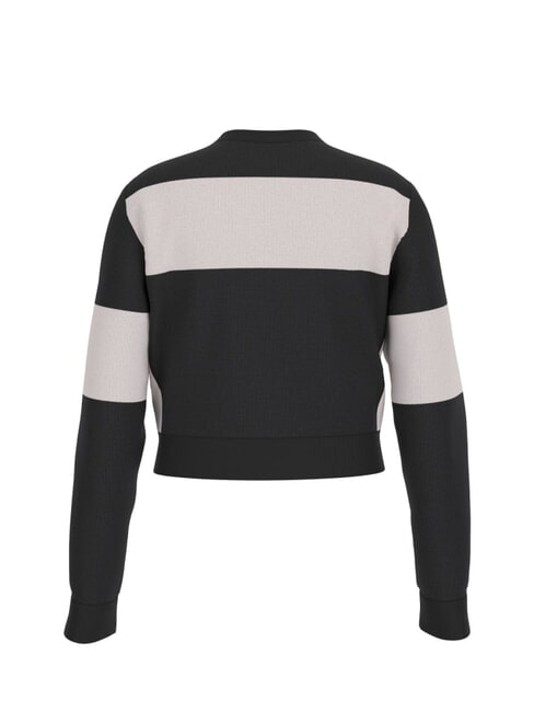 KIDS Gestreiftes Sweatshirt mit Rundhalsausschnitt und Logo jetbla - Sweatshirts Kinder