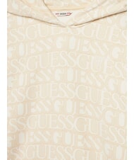 GUESS KIDS Hoodie mit Allover-Logo beige Logo - Sweatshirts Kinder - 3