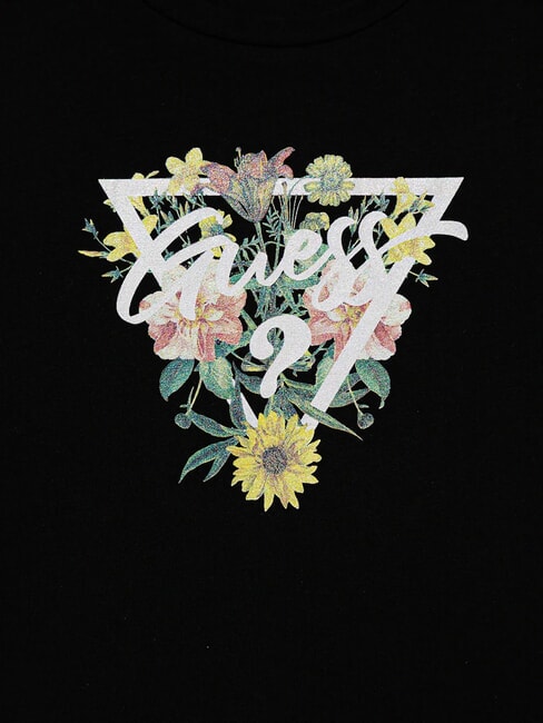 KIDS M&auml;dchen-T-Shirt mit Blumenmuster jetbla - Kinder-T-Shirt