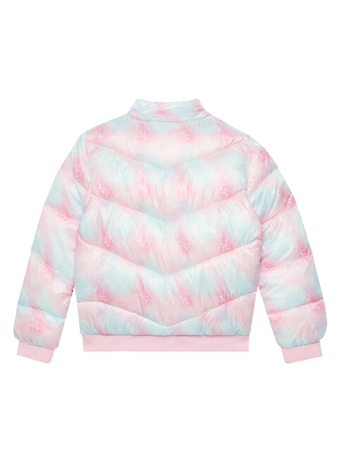 KIDS Wattierte Jacke mit Kapuze Regenbogen-Multi-Kombination - Kinder Jacken