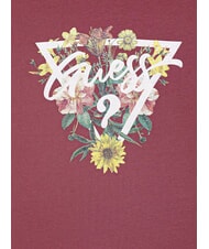 GUESS KIDS M&auml;dchen-T-Shirt mit Blumenmuster Himbeer-Slush - Kinder-T-Shirt - 3