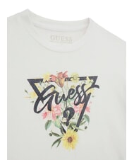 GUESS KIDS M&auml;dchen-T-Shirt mit Blumenmuster purwei&szlig; - Kinder-T-Shirt - 3