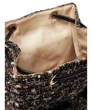 GUESS GIRLS TWEED Stoffrucksack mit Taschen jetbla - Damentaschen - 5