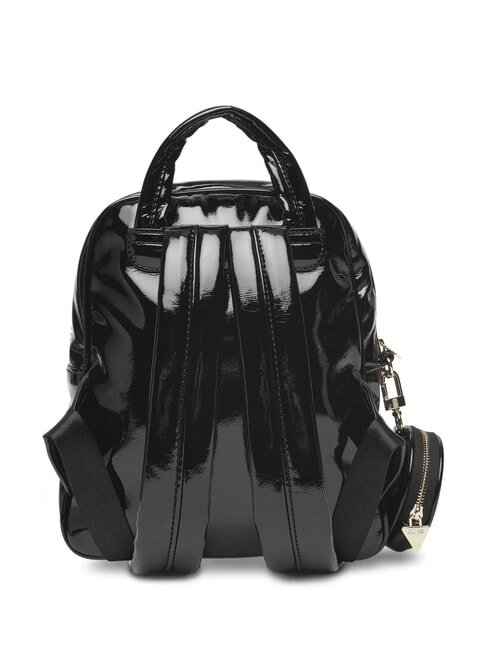 GIRLS Gl&auml;nzender Rucksack mit Tasche jetbla - Damentaschen