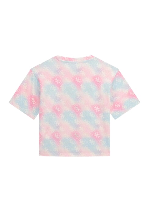 KIDS Kurzarm-T-Shirt f&uuml;r M&auml;dchen Regenbogen-Multi-Kombination - Kinder-T-Shirt