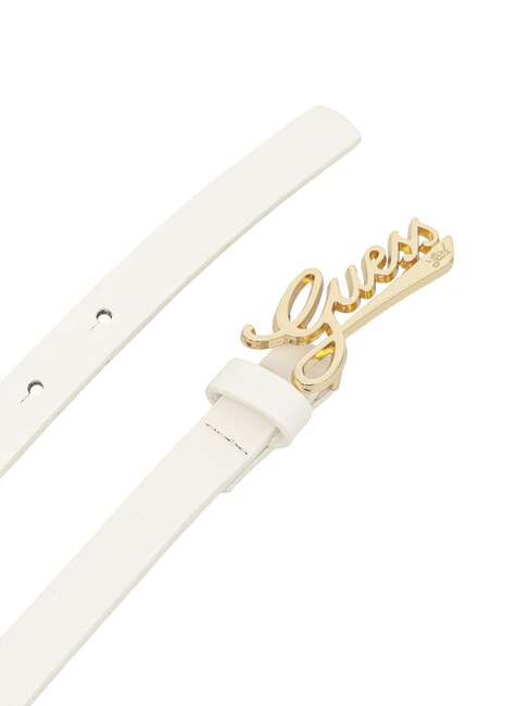 KIDS M&auml;dcheng&uuml;rtel mit Logoschnalle cremwhi - Kinderg&uuml;rtel