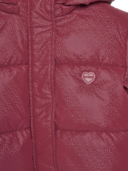 KIDS MINI ME Wattierte Daunenjacke mit Kapuze Ballsaal rot - Kinder Jacken