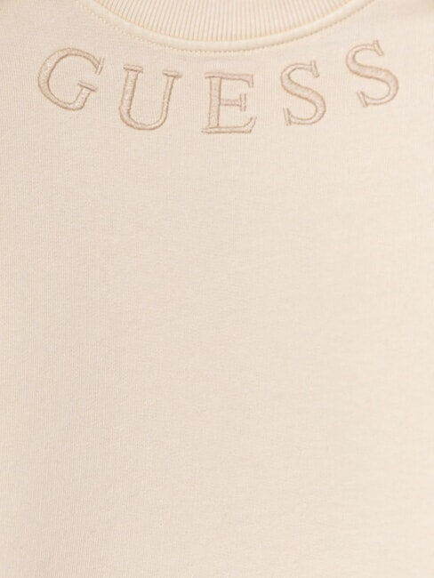 KIDS M&auml;dchen-Sweatshirt mit Rundhalsausschnitt und Logostickerei Pfirsich-Pfingstrosen - Sweatshirts Kinder