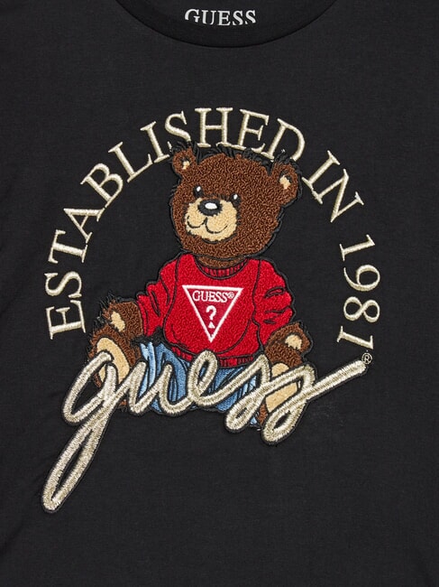 KIDS Lang&auml;rmeliges T-Shirt mit Teddyb&auml;r jetbla - Kinder-T-Shirt