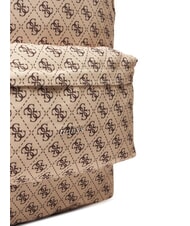 GUESS GIRL Rucksack aus Stoff mit Logo 4g aop beige wei&szlig; - Damentaschen - 4