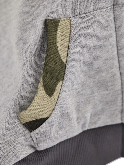 KIDS MINI ME Trainingsanzug mit Kapuze und Hose Grautonkombination - Strampler und Baby-Outfits