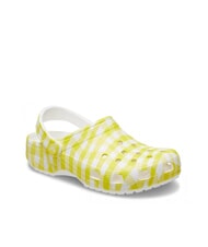 CROCS CLASSIC GINGHAM Damen-Slipper mit Print - Damenschuhe