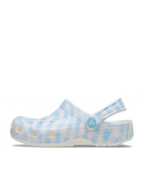 CLASSIC GINGHAM Damen-Slipper mit Print wei&szlig;/blau - Damenschuhe