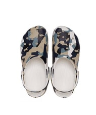 CROCS GEO CAMO Unisex-Hausschuhe mit Aufdruck wei&szlig; / mehrfarbig - Schuhe Unisex - 3