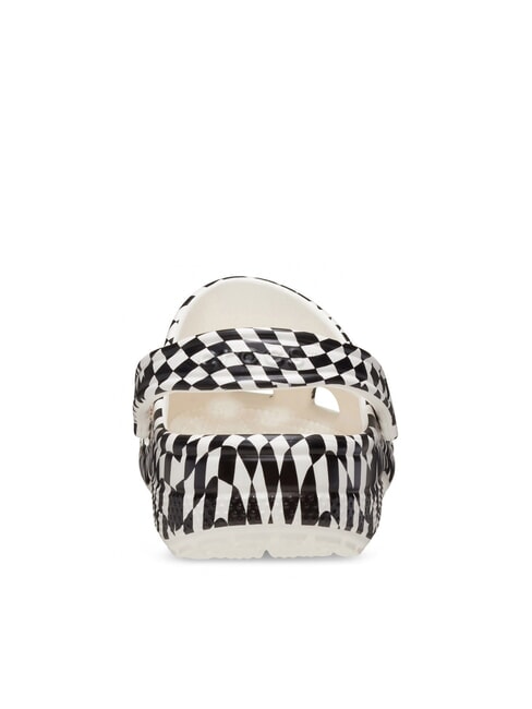 CLASSIC WARPED Unisex-Hausschuhe mit Aufdruck wei&szlig; schwarz - Schuhe Unisex