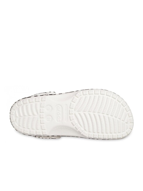 CLASSIC WARPED Unisex-Hausschuhe mit Aufdruck wei&szlig; schwarz - Schuhe Unisex