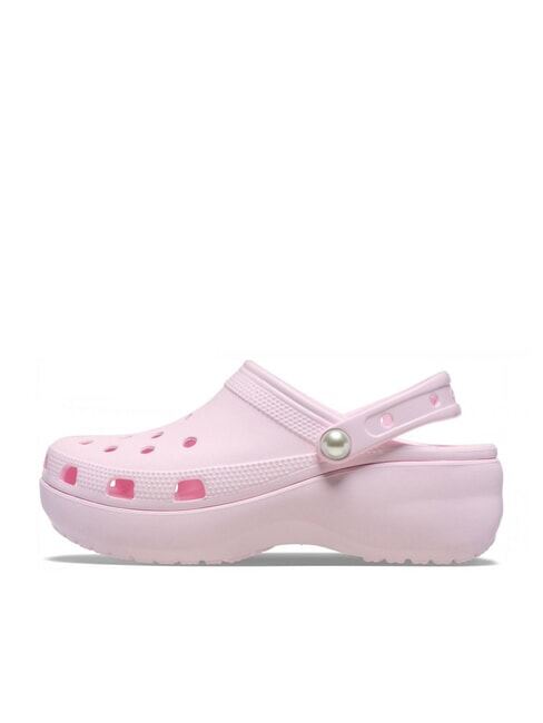 CLASSIC PLATFORM Damen-Clog-Hausschuhe rosa Milch - Damenschuhe