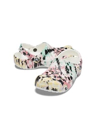 CROCS CLASSIC TIEDYE Damen-Sabotpantoffeln mit Aufdruck mehrfarbig/wei&szlig; - Damenschuhe - 5