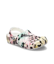 CROCS CLASSIC TIEDYE Damen-Sabotpantoffeln mit Aufdruck - Damenschuhe