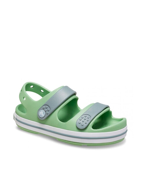 CROCBAND CRUISER KIDS Kinder-Sandalenpantoffeln helles Gr&uuml;n/staubiges Gr&uuml;n - Kinderschuhe