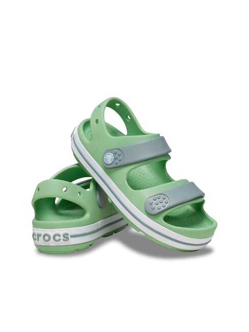 CROCBAND CRUISER KIDS Kinder-Sandalenpantoffeln helles Gr&uuml;n/staubiges Gr&uuml;n - Kinderschuhe