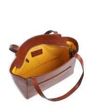 THE BRIDGE LUCREZIA Einkaufstasche aus Leder BRAUN - Damentaschen - 3