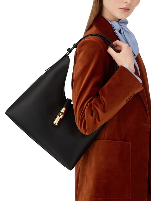 GOCCIA Umh&auml;ngetasche aus Leder Avocado - Damentaschen