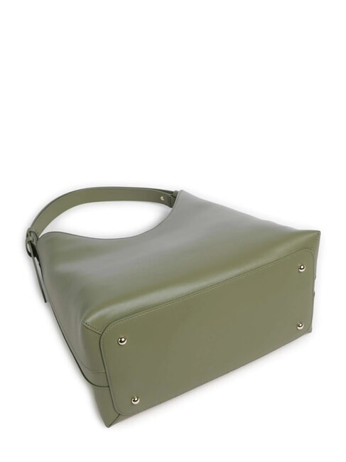 GOCCIA Umh&auml;ngetasche aus Leder Avocado - Damentaschen