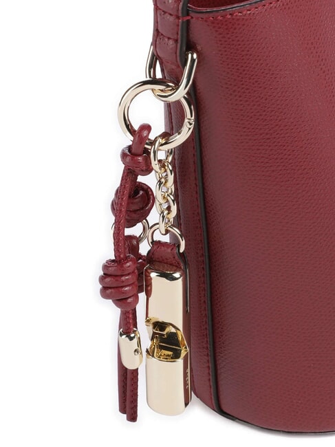 ROXIE Ares Leder-Schultertasche KIRSCHE d - Damentaschen