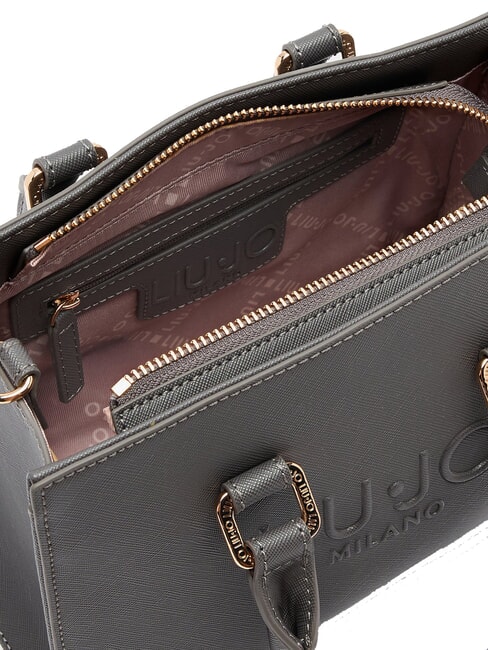 HALONA Mini-Handtasche mit Schulterriemen Anthrazit - Damentaschen