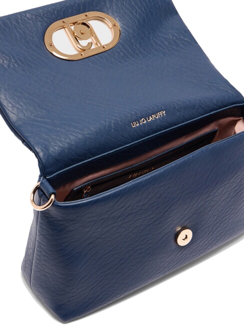 LAPUFFY Schultertasche mit Kettengriff Kleid blau - Damentaschen