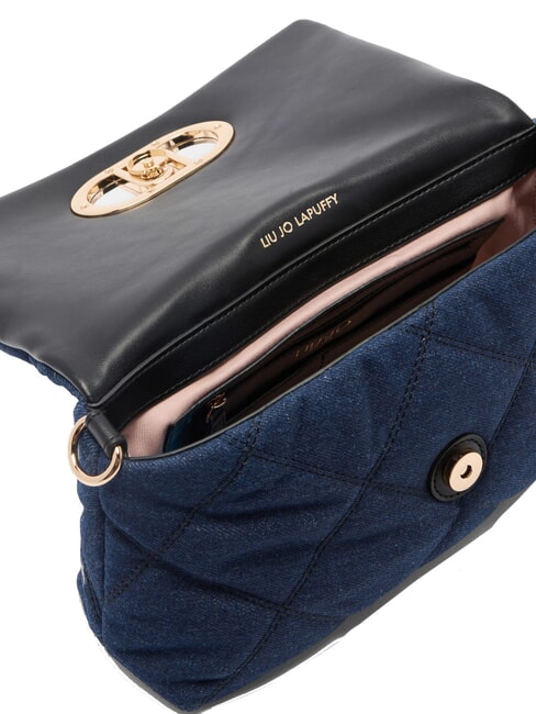 LAPUFFY Schultertasche / Umh&auml;ngetasche Kleid blau - Damentaschen