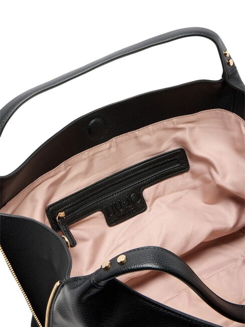 KALISKA Schultertasche mit Schultergurt SCHWARZ - Damentaschen