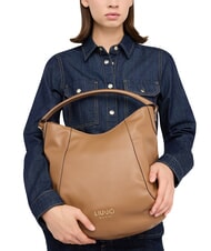 LIUJO EVRIM Schultertasche im Hobo-Stil Wildleder- - Damentaschen - 5