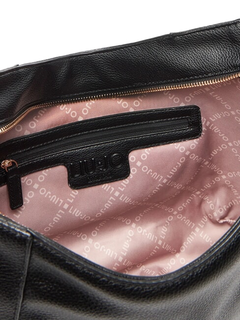 EVRIM Schultertasche im Hobo-Stil SCHWARZ - Damentaschen