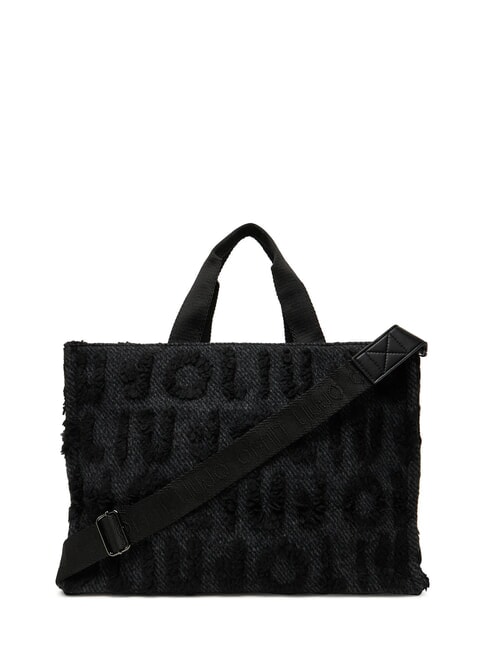 WOOL Handtasche mit Schulterriemen SCHWARZ - Damentaschen