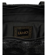 LIUJO WOOL Handtasche mit Schulterriemen SCHWARZ - Damentaschen - 4