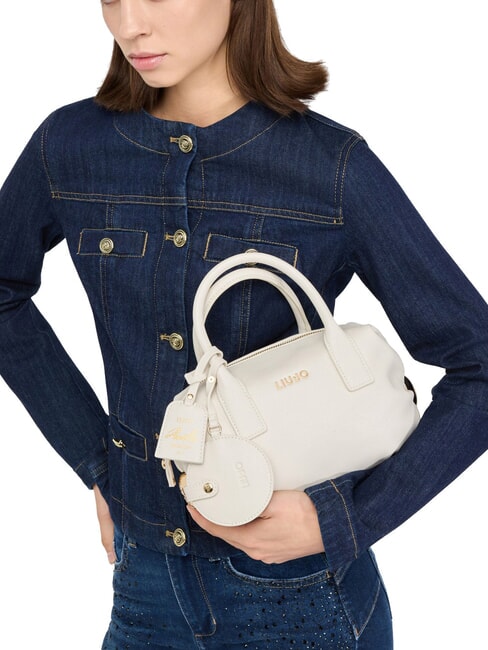 AMELIE Kleine Kofferraumtasche mit Anh&auml;nger Marmor - Damentaschen